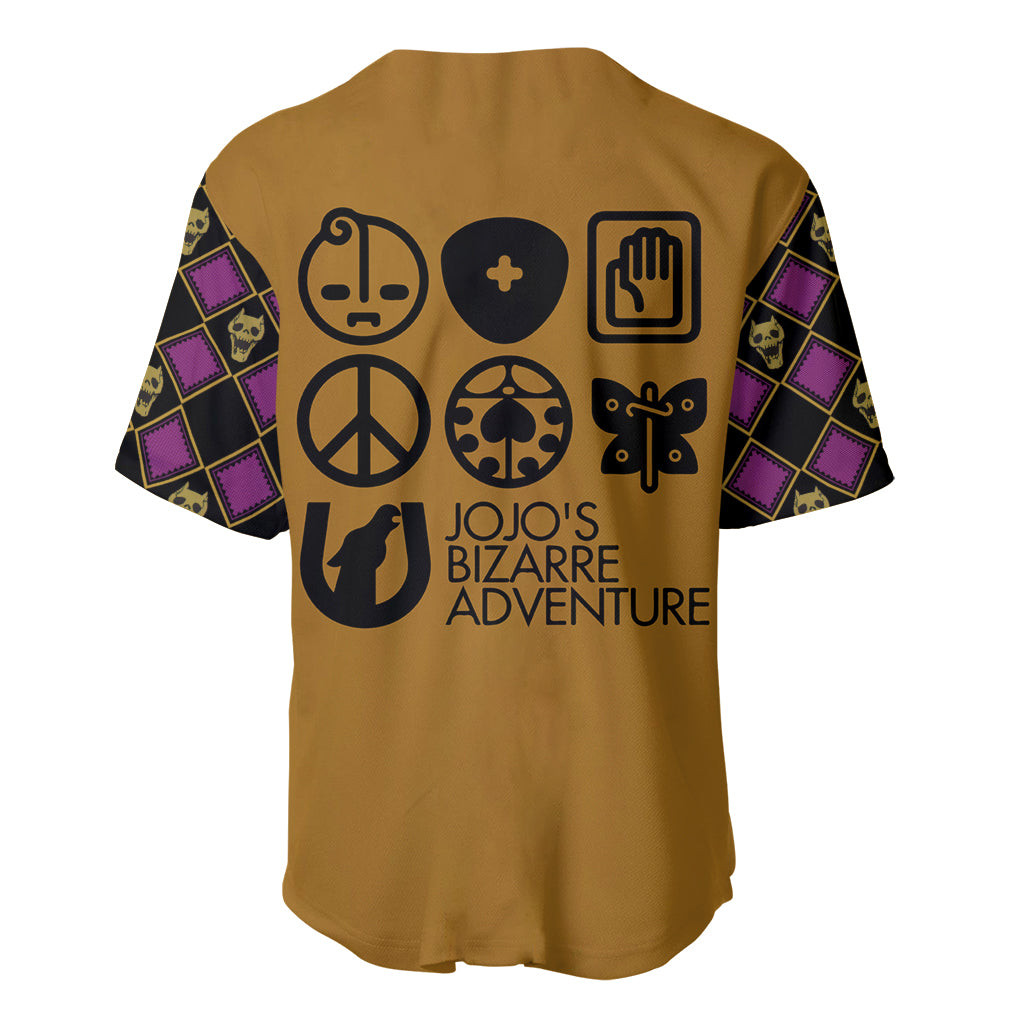 JJBA Symbols Baseball Jersey JJBAs 3