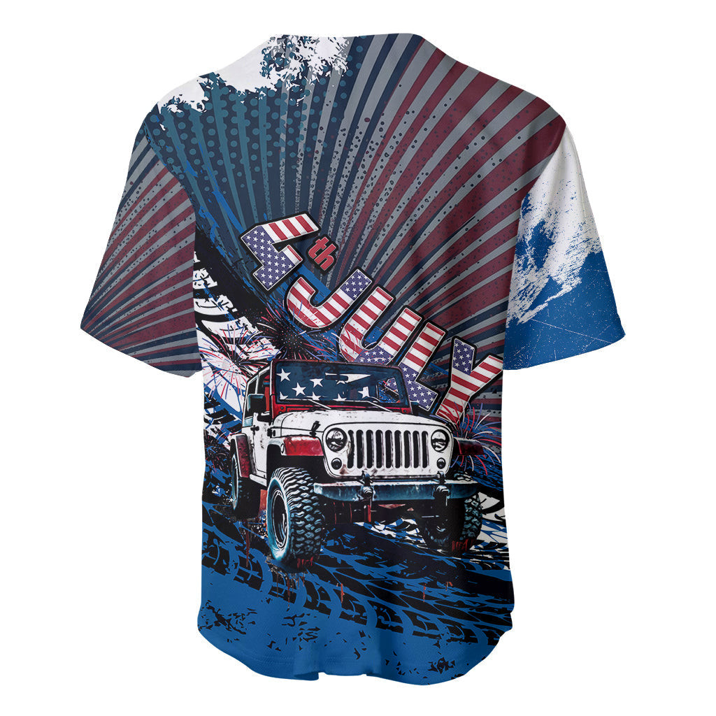 Jeep Baseball Jersey USA Independence Day 3