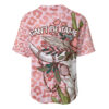 Jeep Girl Country Style Cow Skull Mix Leopard Prints Baseball Jersey 1