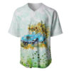 Jeep Girl Floral Sunflower Baseball Jersey 2