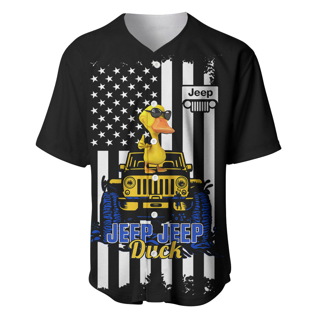 Jeep Jeep Duck Baseball Jersey Life Is Better In A Jeep 2