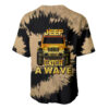 Jeep Pineapple Bleach Tie dye Style Catch A Wave Baseball Jersey 1