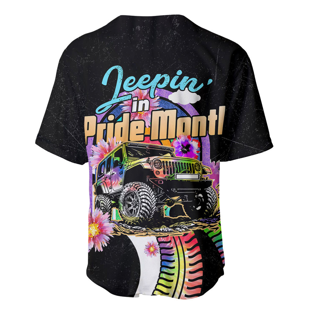Jeeping In Pride Month Baseball Jersey 3
