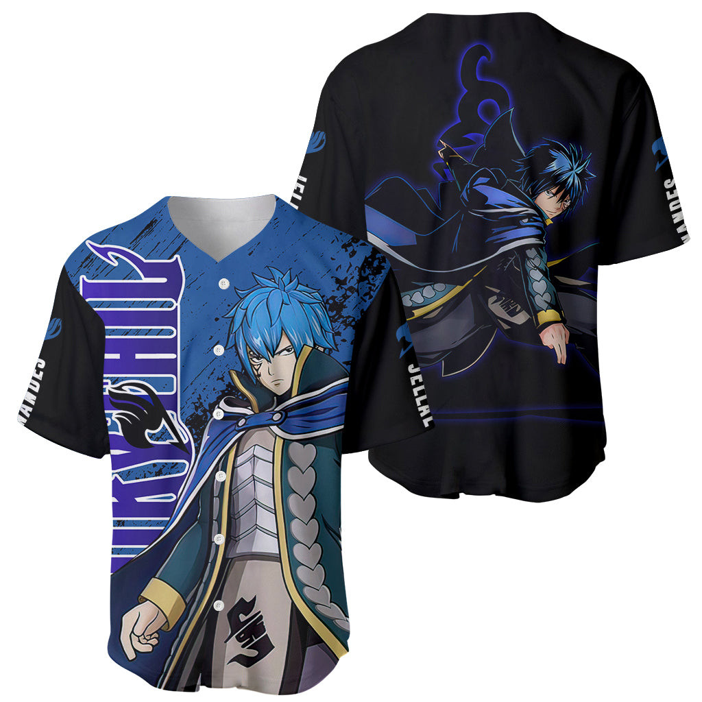Jellal Fernandes Baseball Jersey Fairy Tail 1
