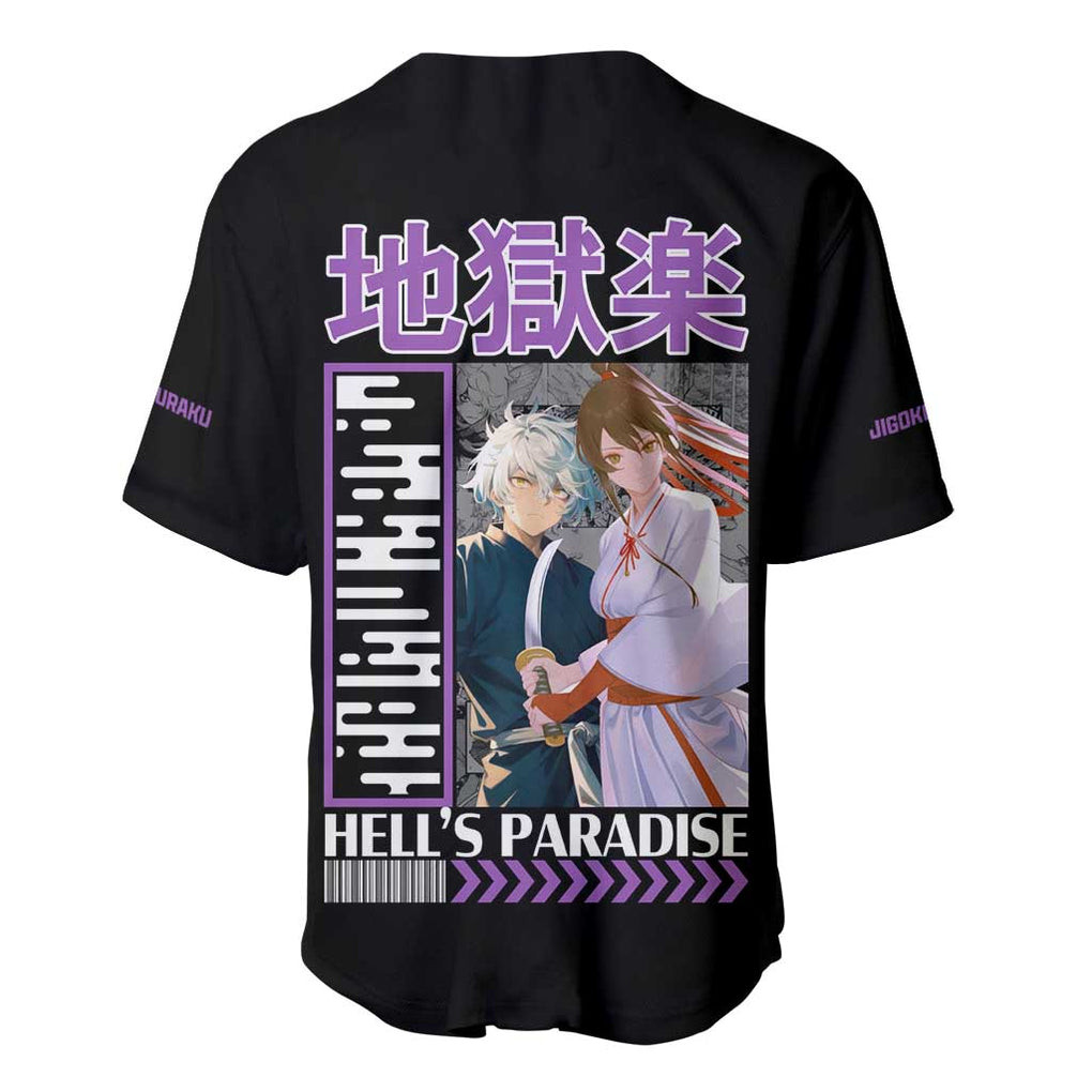 Jigokuraku Hells Paradise Baseball Jersey Anime 3