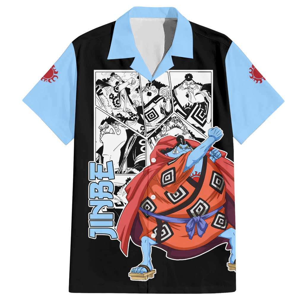 Jinbe One Piece Hawaiian Shirt Anime Mix Manga 1.jpg