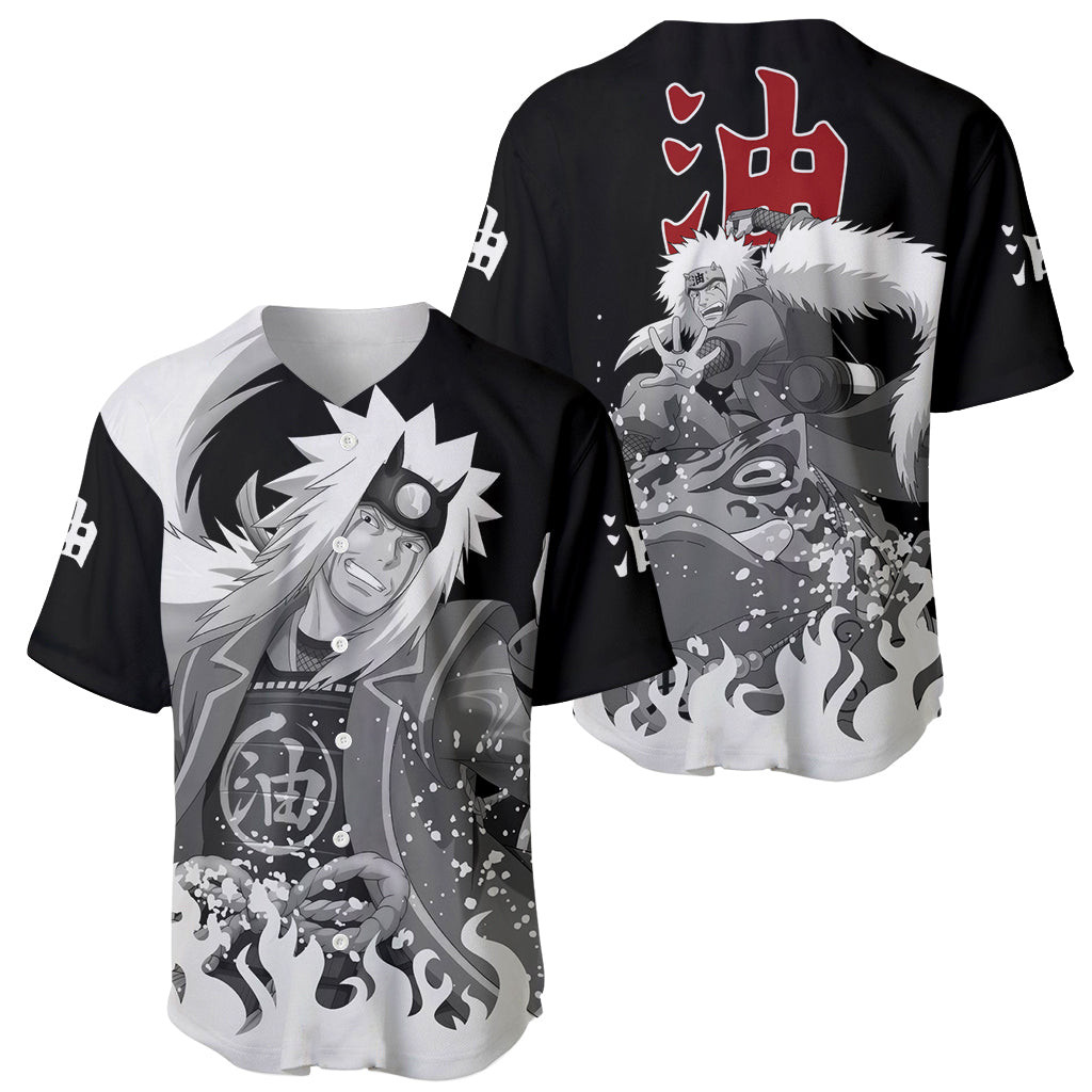 Jiraiya Anime Mixed Baseball Jersey 1