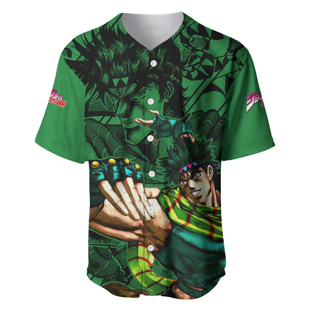 Joseph Joestar JoJos Bizarre Adventure Baseball Jersey Anime Mix Black Sketch 2