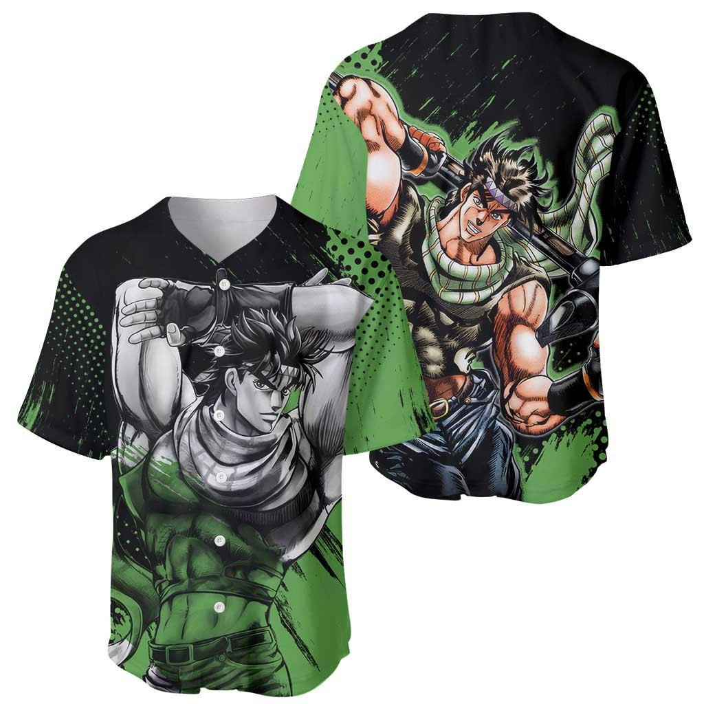 Joseph Joestar JoJos Bizarre Adventure Baseball Jersey Anime 1