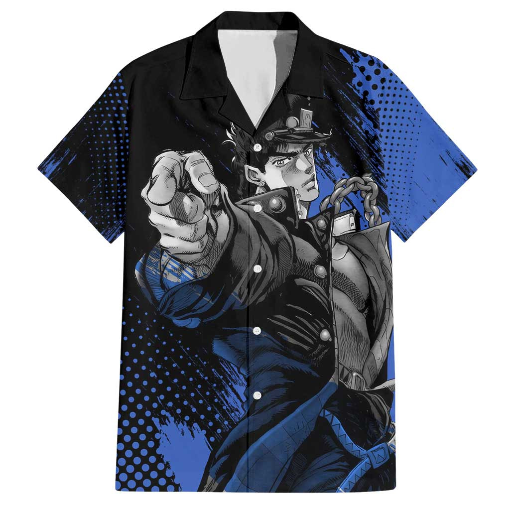 Jotaro Kujo JoJos Bizarre Adventure Hawaiian Shirt Anime 1.jpg
