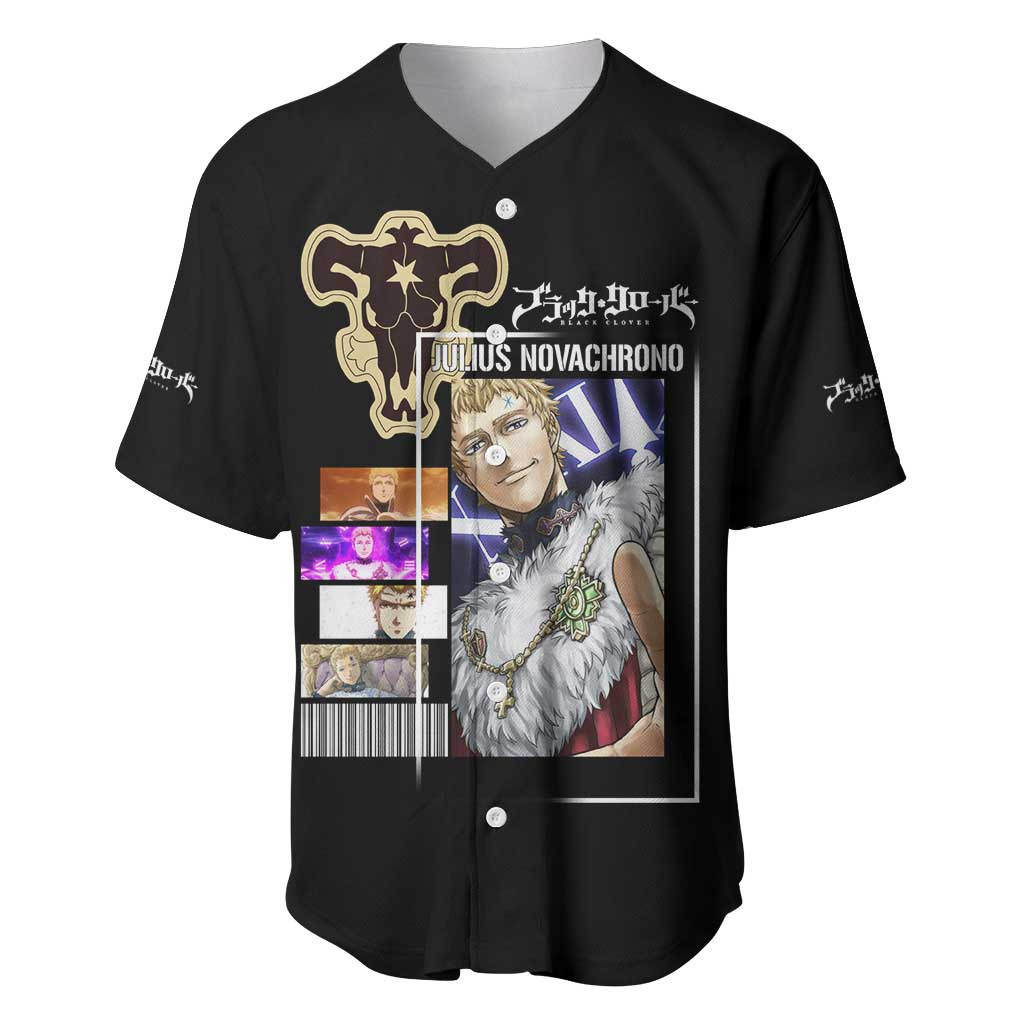 Julius Novachrono Black Clover Baseball Jersey Anime 2