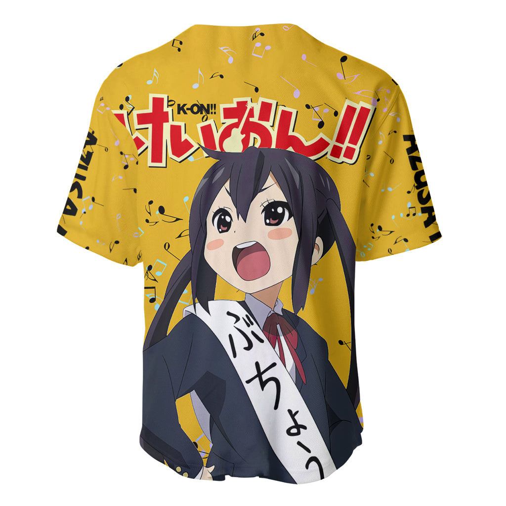 K On Azusa Nakano Anime Baseball Jersey 3