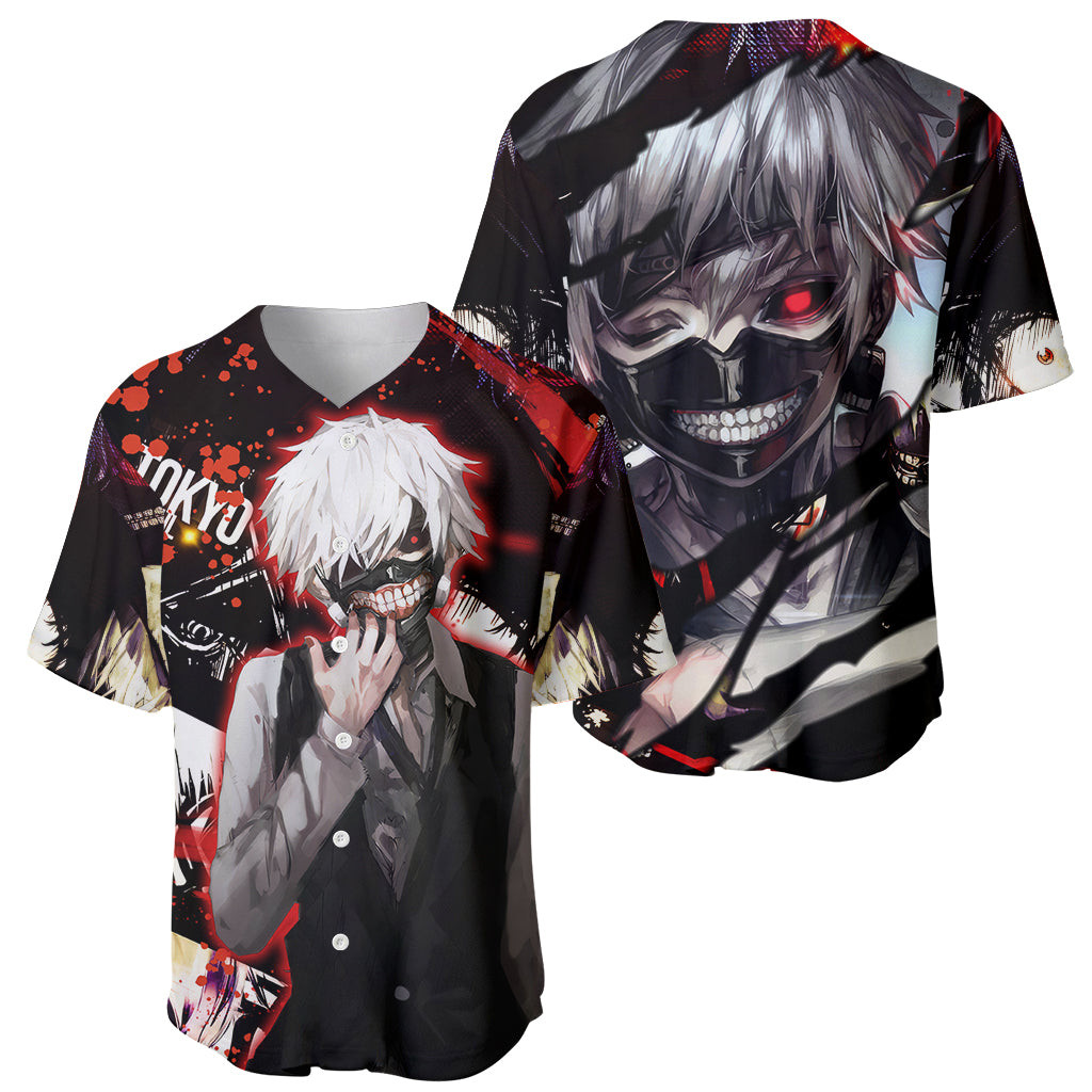 Ken Kaneki Baseball Jersey Tokyo Ghoul 1