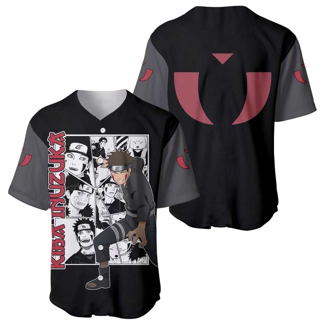 Kiba Inuzuka Naruto Baseball Jersey Anime Mix Manga 1