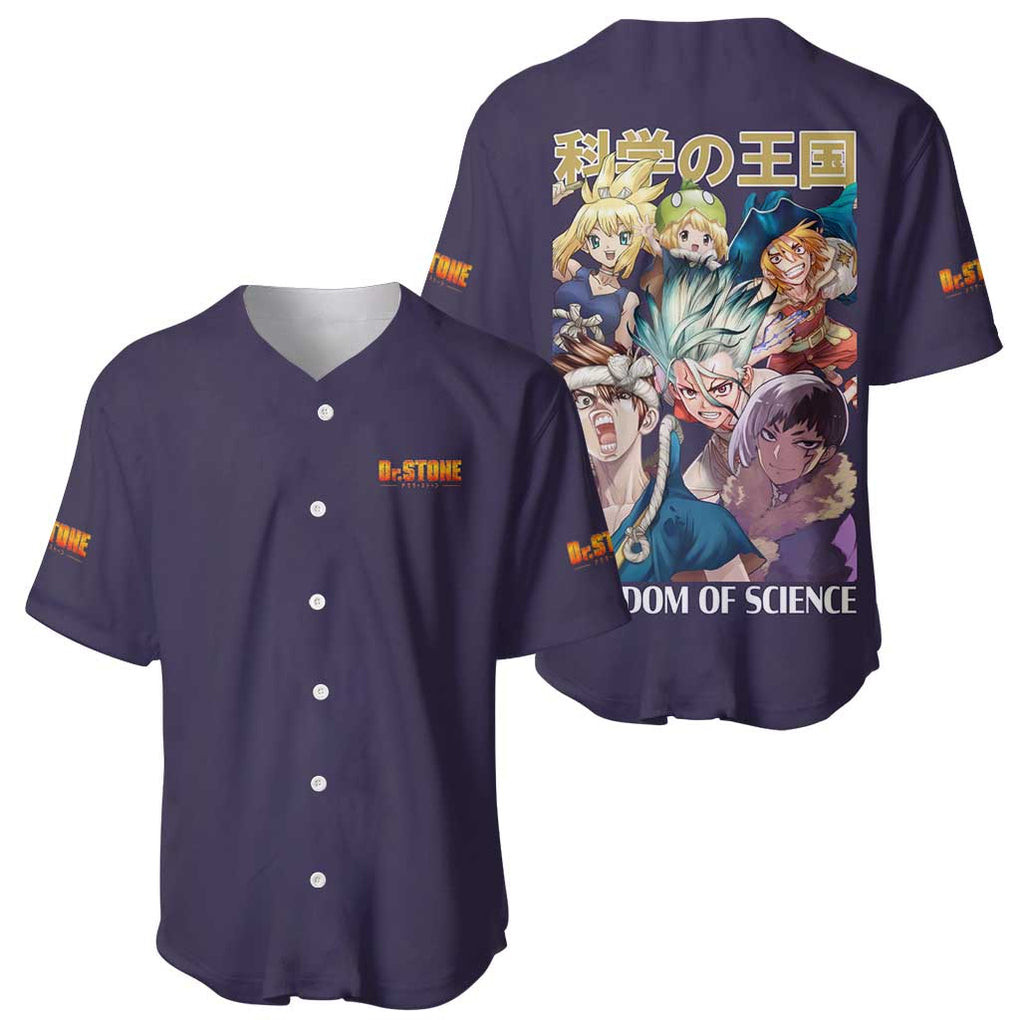 Kingdom of Science Dr Stone Baseball Jersey Anime 1