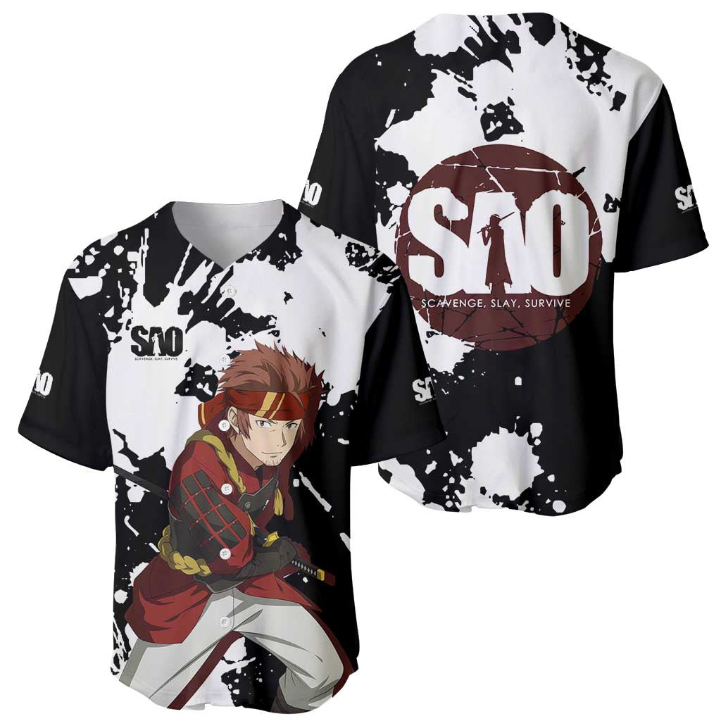 Klein Sword Art Online Baseball Jersey Anime 1