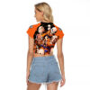 Krillin Dragon Ball Raglan Cropped T Shirt Anime 2