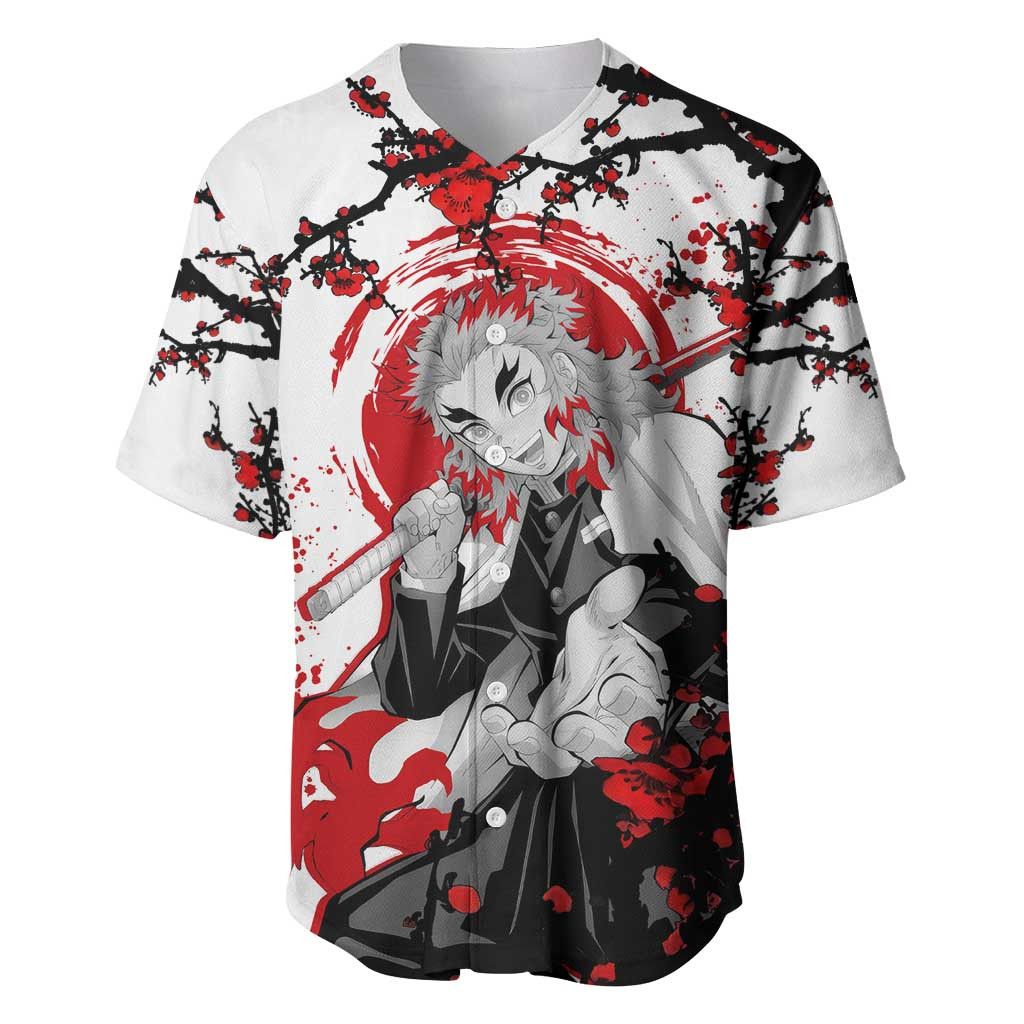 Kyojuro Rengoku Demon Slayer Baseball Jersey Anime Japan 2