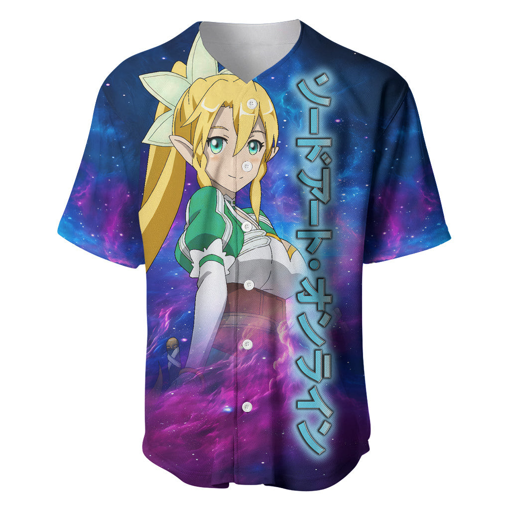 Leafa Baseball Jersey Sword Art Galaxy 2
