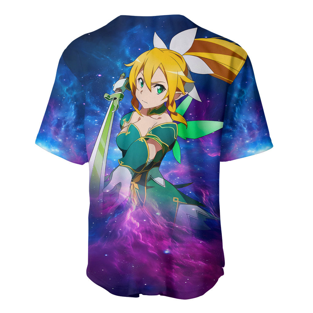 Leafa Baseball Jersey Sword Art Galaxy 3