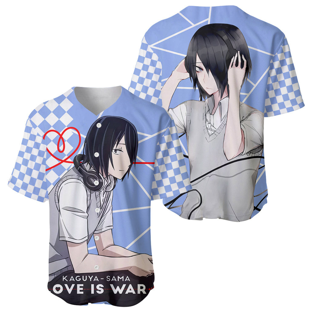 Love Is War Yuu Ishigami Kaguya sama Baseball Jersey 1