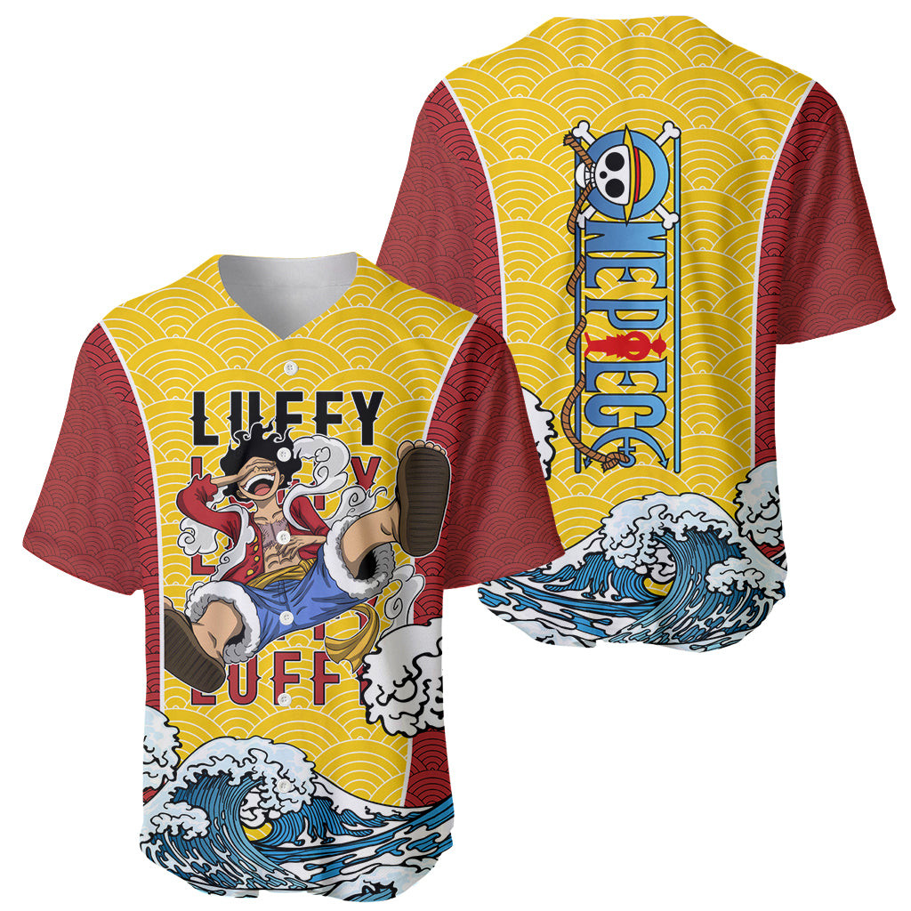Luffy One Piece Baseball Jersey Anime Japan 1