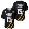 MSBY Kiyoomi Sakusa Baseball Jersey Number 15 Anime 1