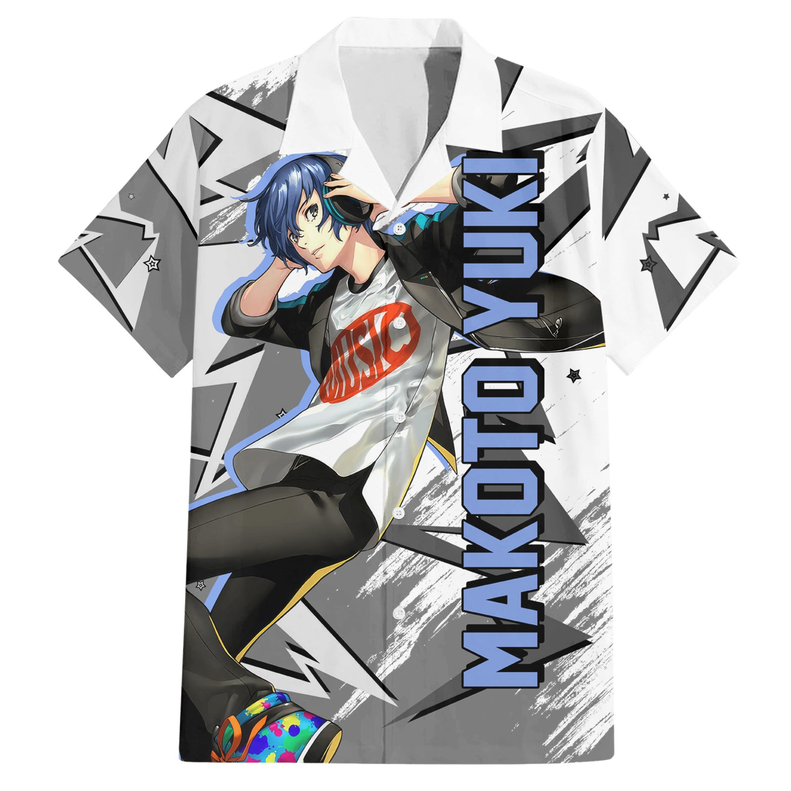 Makoto Yuki Hawaiian Shirt Anime Mix Polygon Cyber 1.jpg