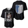 Mikasa Ackerman Baseball Jersey Attack On Tittan Anime 1