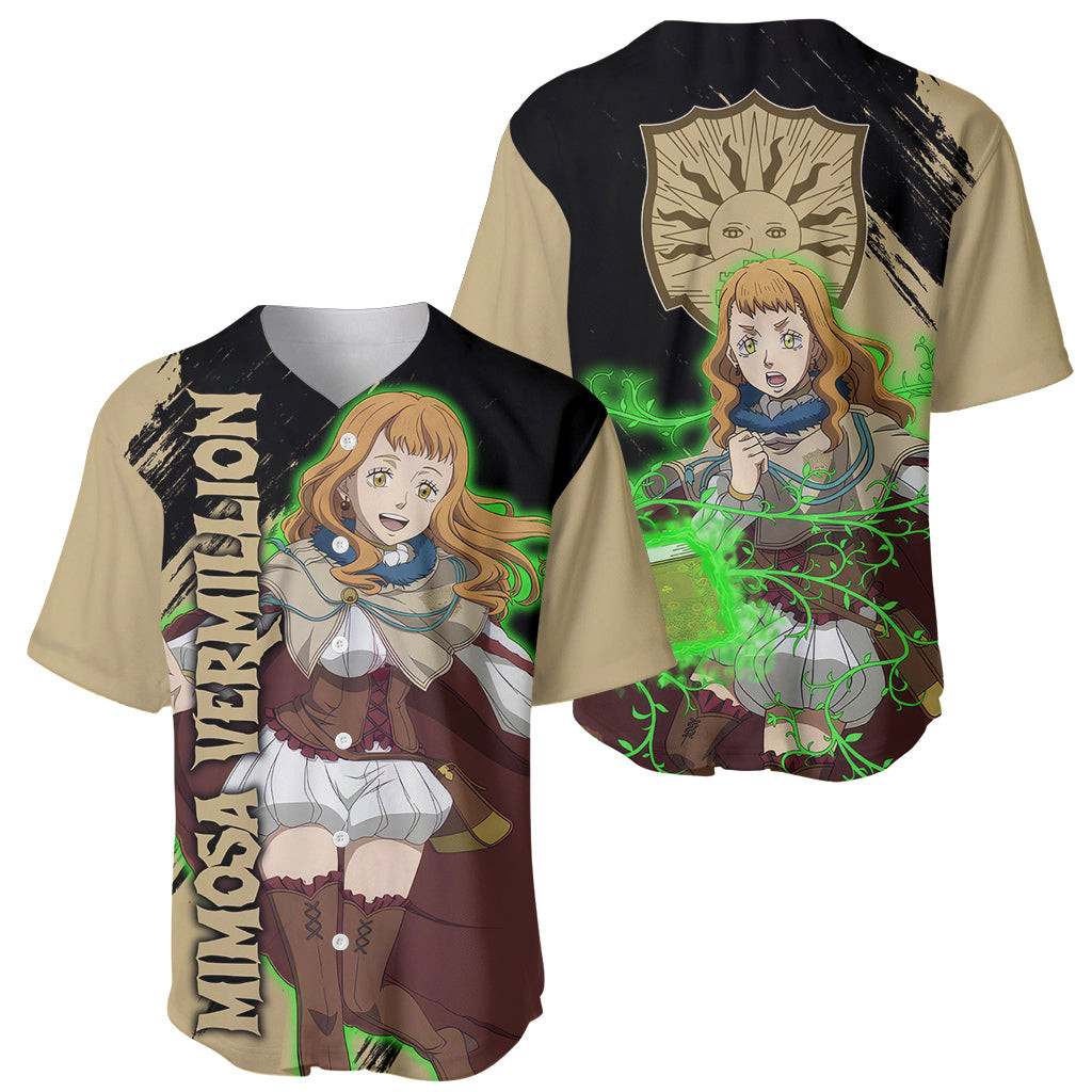 Mimosa Vermillion Baseball Jersey Golden Dawn 1