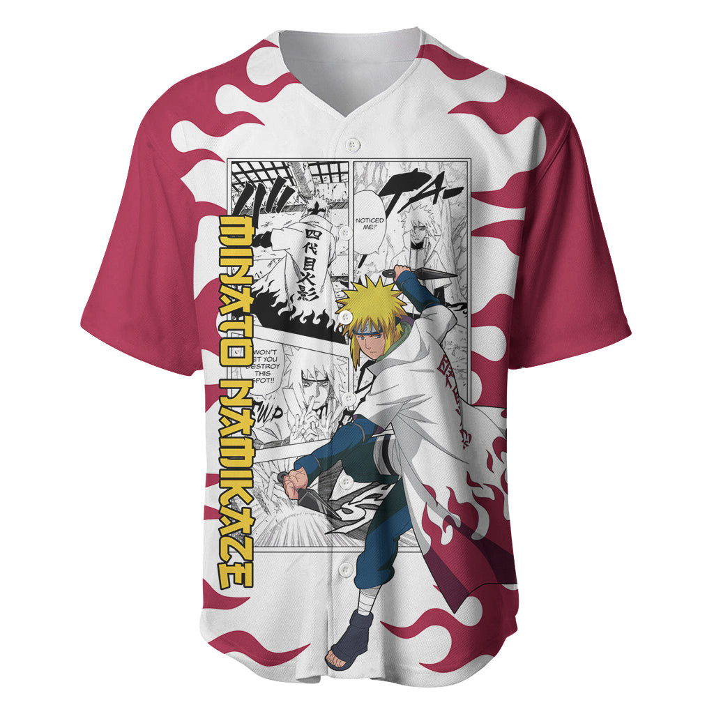 Minato Namikaze Naruto Baseball Jersey Anime Mix Manga 2