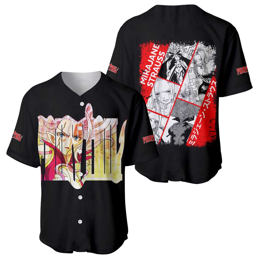 Mirajane Strauss Fairy Tail Baseball Jersey Anime 1