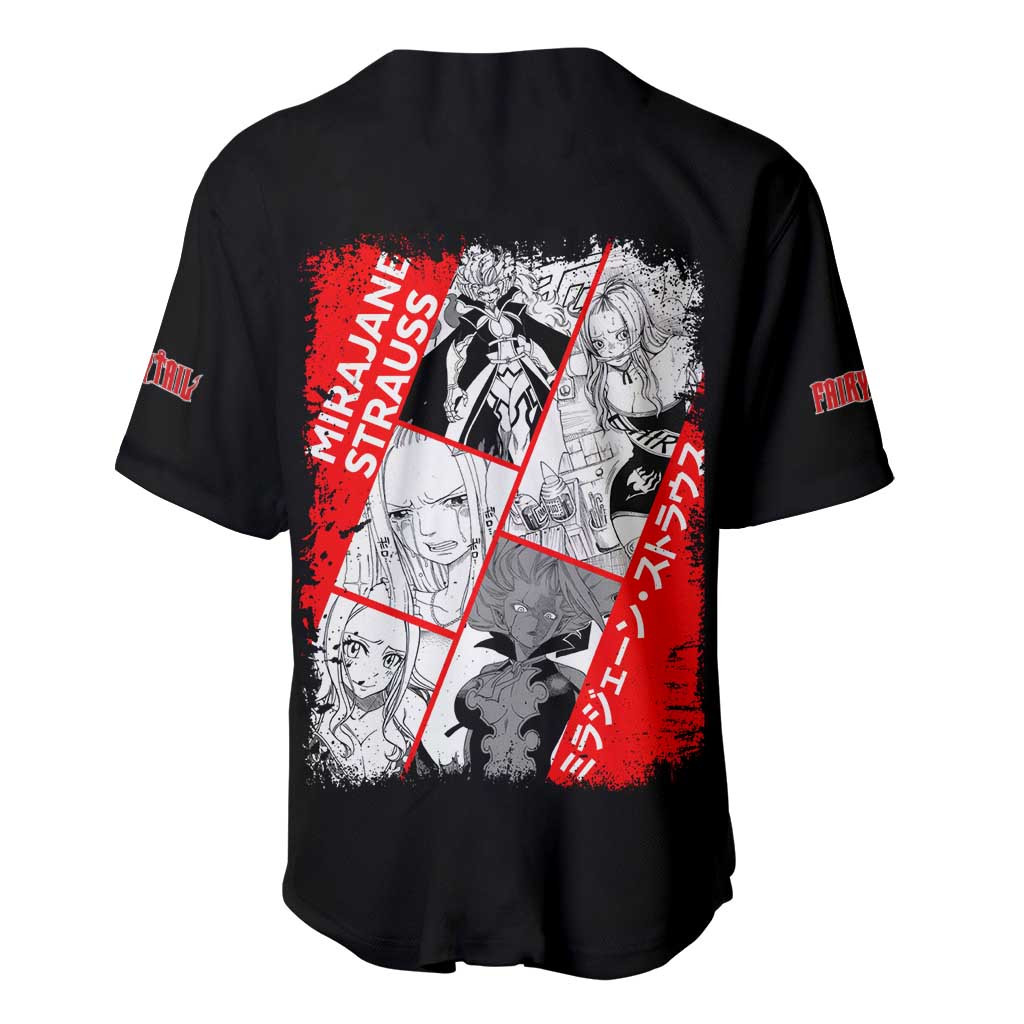 Mirajane Strauss Fairy Tail Baseball Jersey Anime 3
