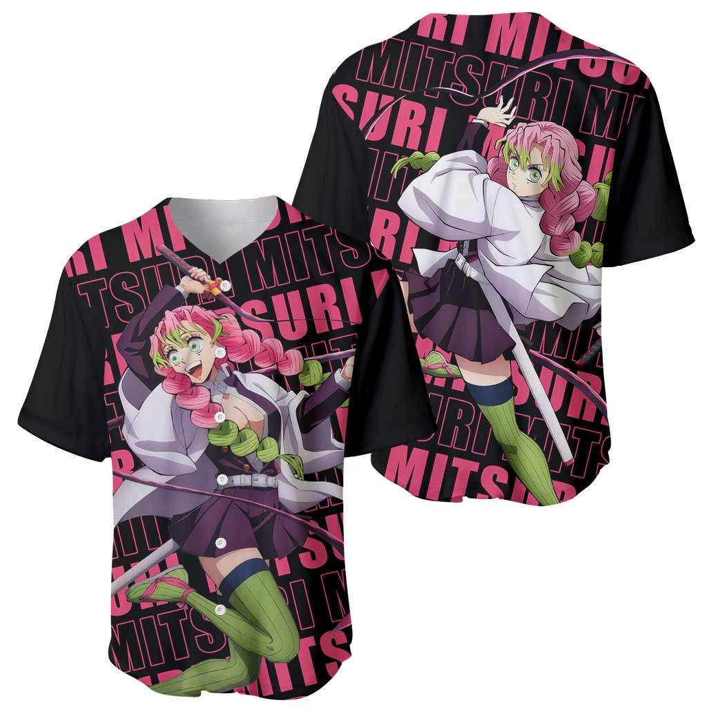 Mitsuri Kanroji Demon Slayer Baseball Jersey Anime 1