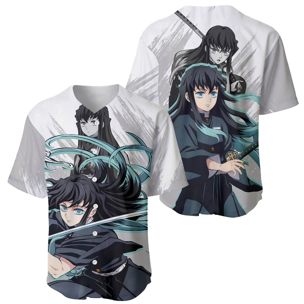 Muichiro Tokito Baseball Jersey Demon Slayer 1