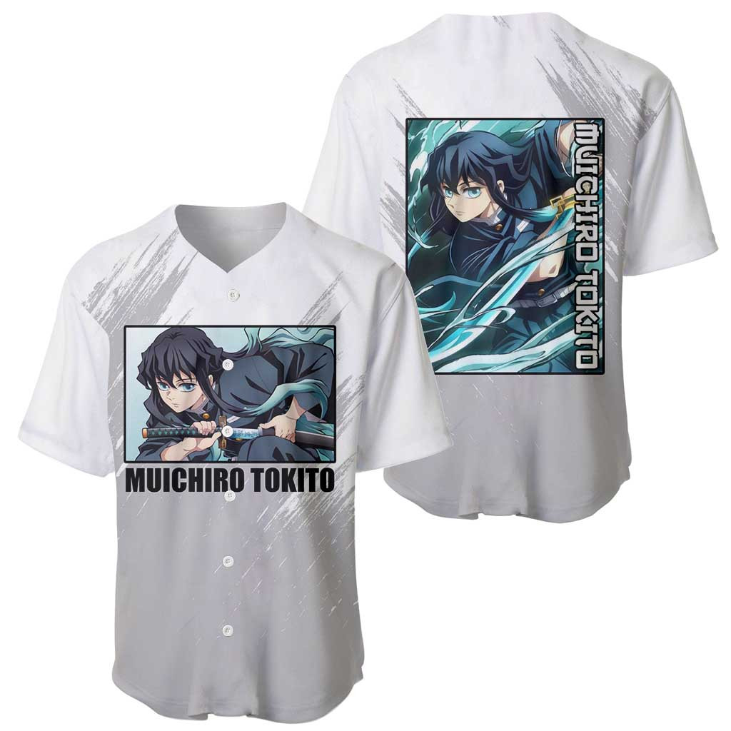 Muichiro Tokito Demon Slayer Baseball Jersey Anime 1