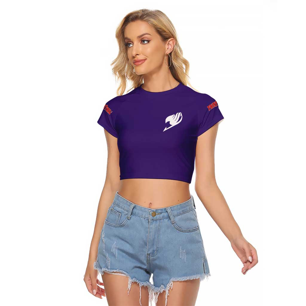 Nalu Fairy Tail Raglan Cropped T Shirt Anime 1