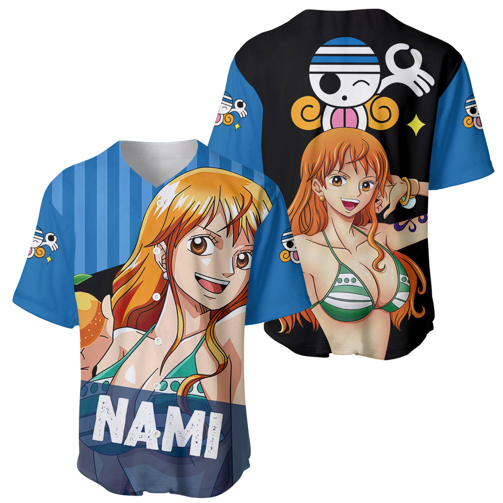 Nami Cat Burglar Anime Baseball Jersey 1