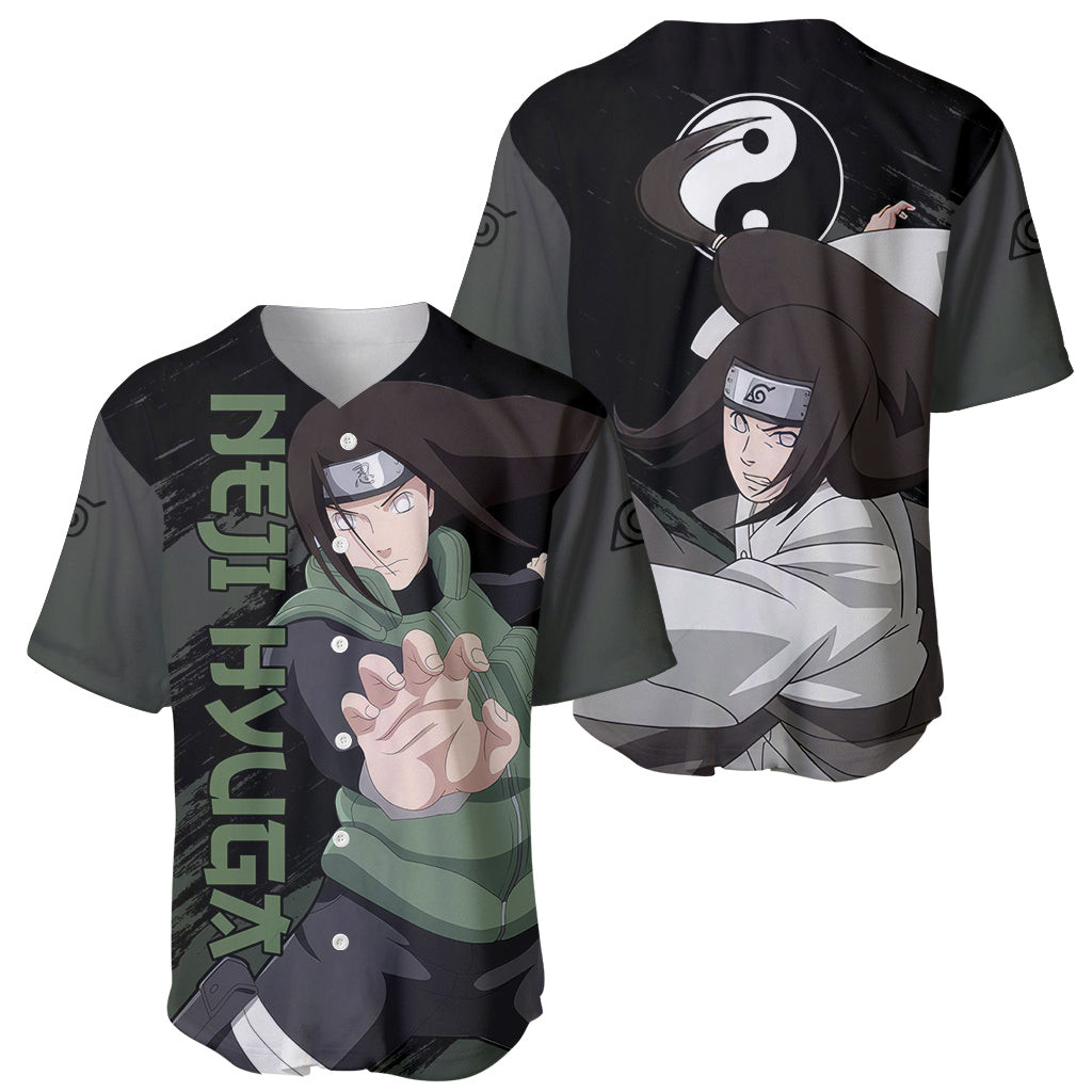 Neji Hyuga Naruto Baseball Jersey 1