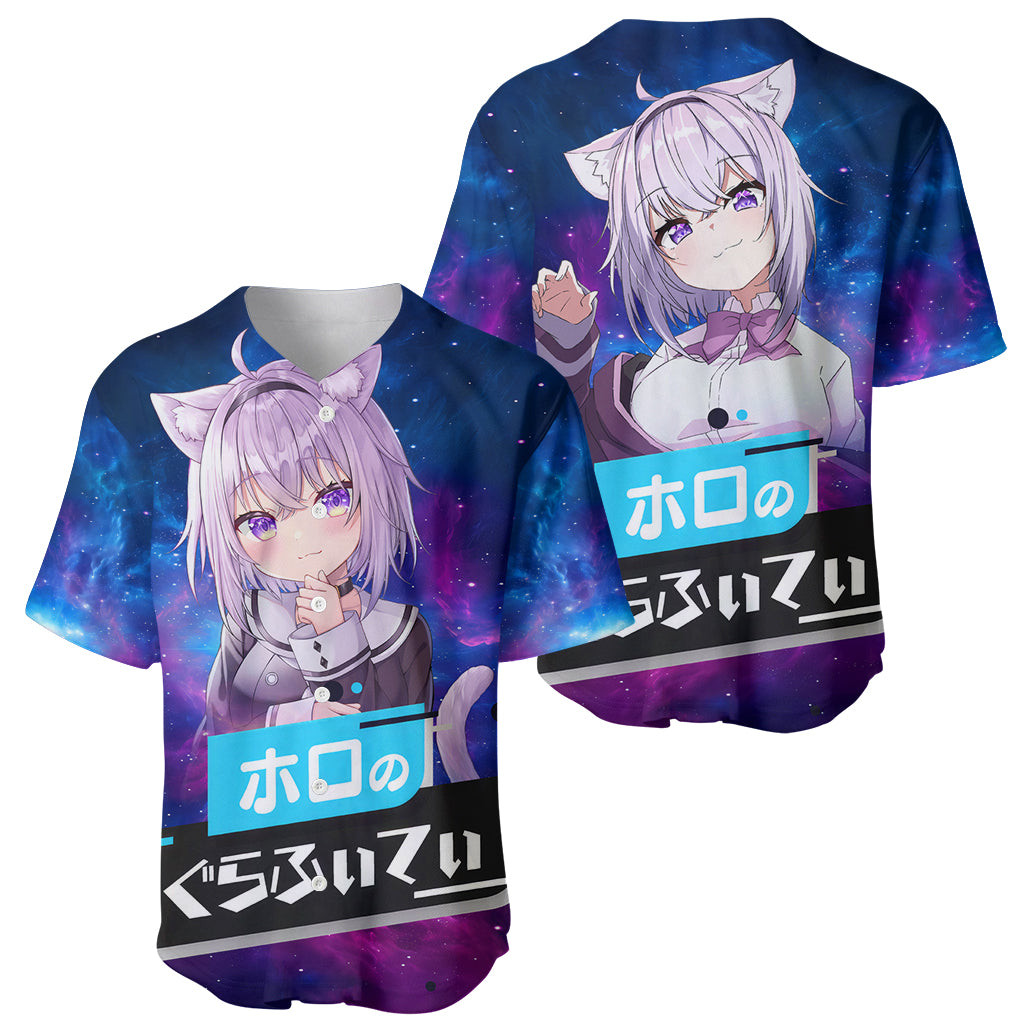 Nekomata Okayu Holo Live Baseball Jersey Galaxy 1