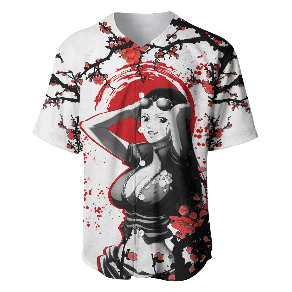 Nico Robin Japan Style Anime Baseball Jersey 2