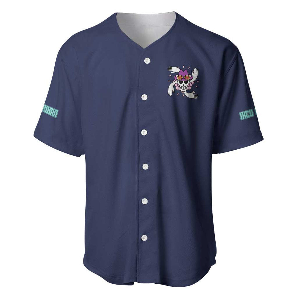 Nico Robin One Piece Baseball Jersey Anime V2 2