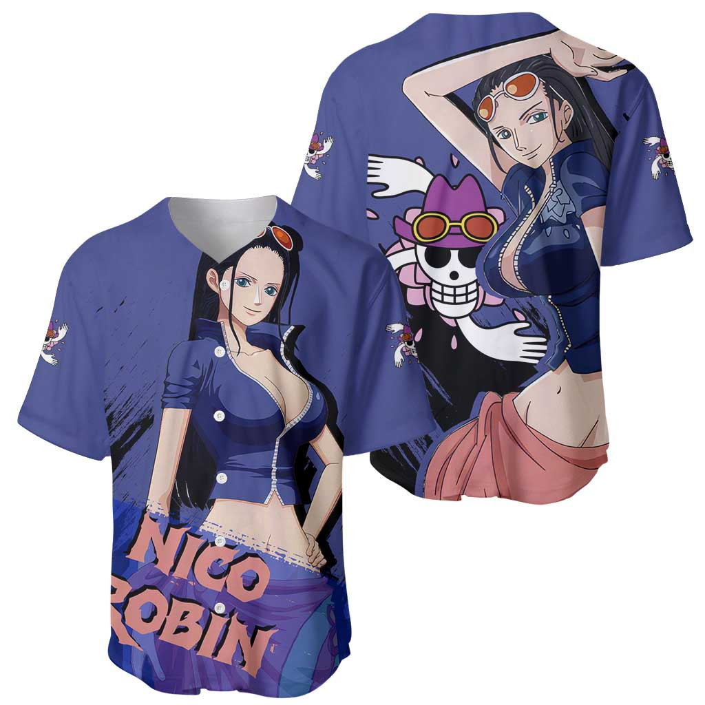 Nico Robin One Piece Baseball Jersey Anime 1