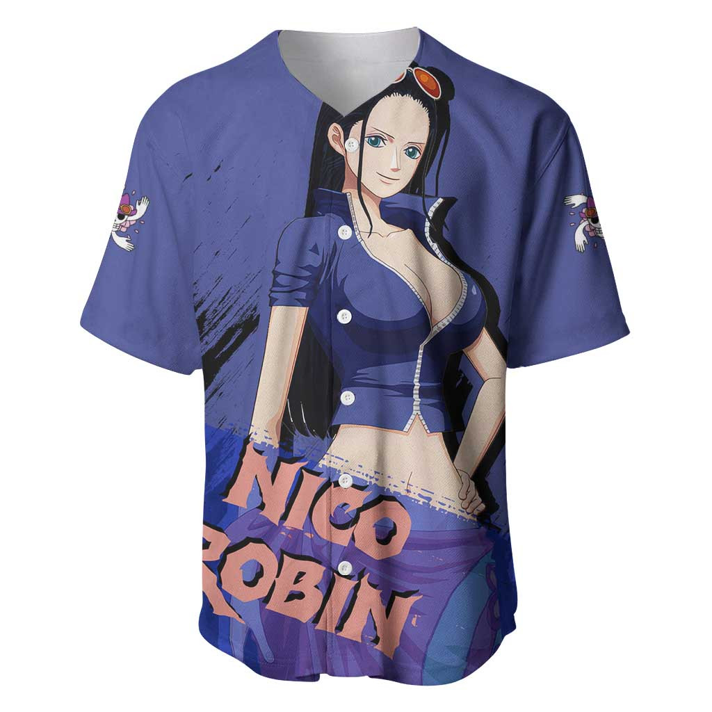 Nico Robin One Piece Baseball Jersey Anime 2