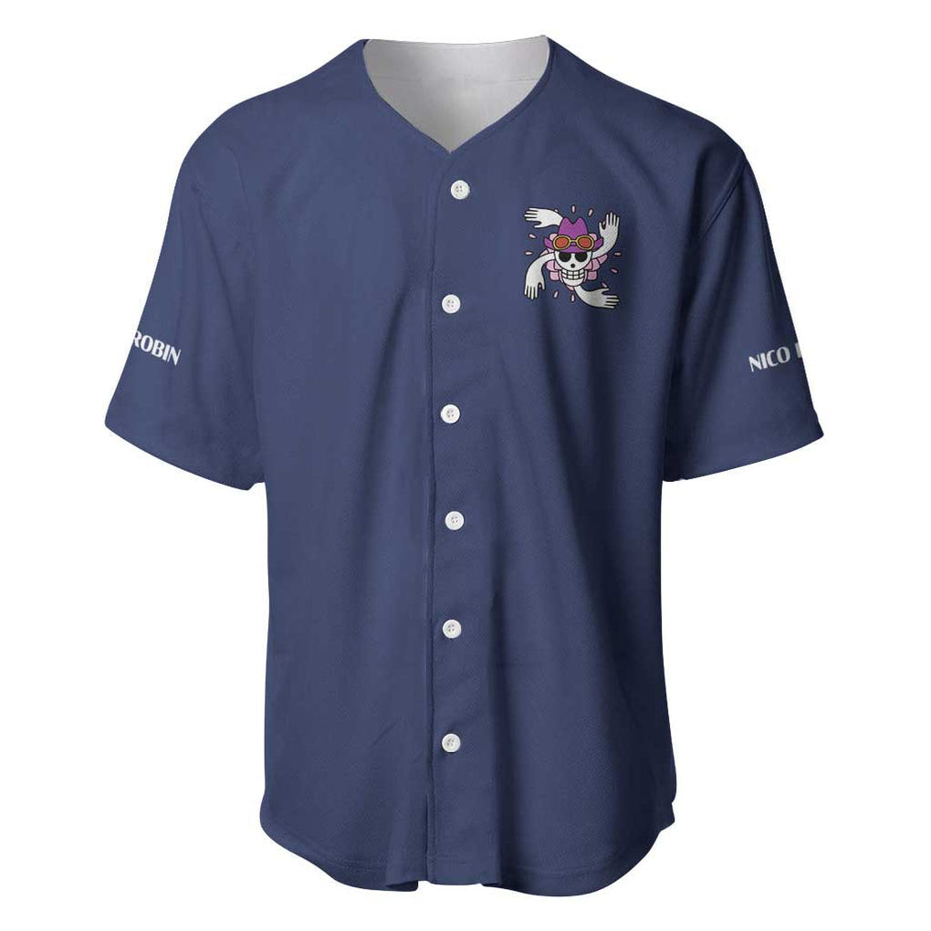 Nico Robin Straw Hat Team One Piece Baseball Jersey Anime 2