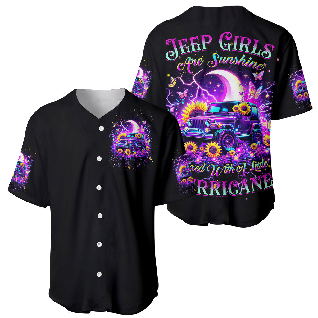 Nigh Jeep Baseball Jersey Jeep Girls Are Sunshine Mixed With A Little Hurricane 1