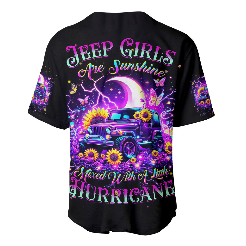 Nigh Jeep Baseball Jersey Jeep Girls Are Sunshine Mixed With A Little Hurricane 2