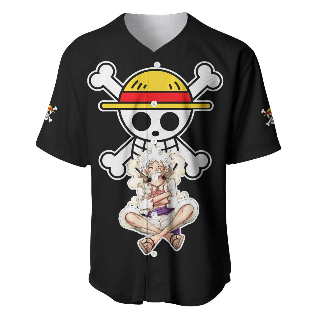 Nika Gear 5th Luffy One Piece Baseball Jersey Anime 2