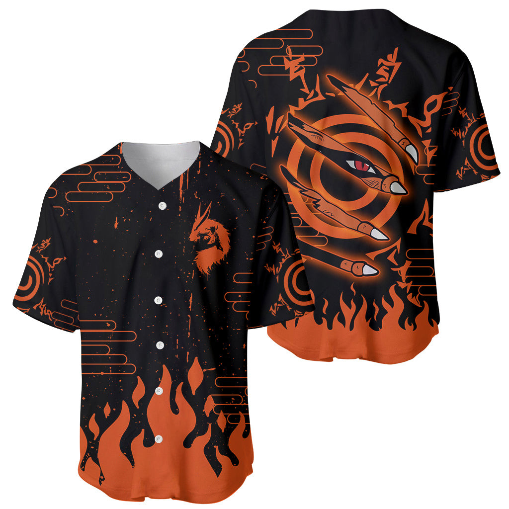 Nine Tailed Beasts Kurama For Fans Baseball Jersey 1