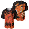 Nine Tailed Beasts Kurama Naruto Baseball Jersey Anime 1